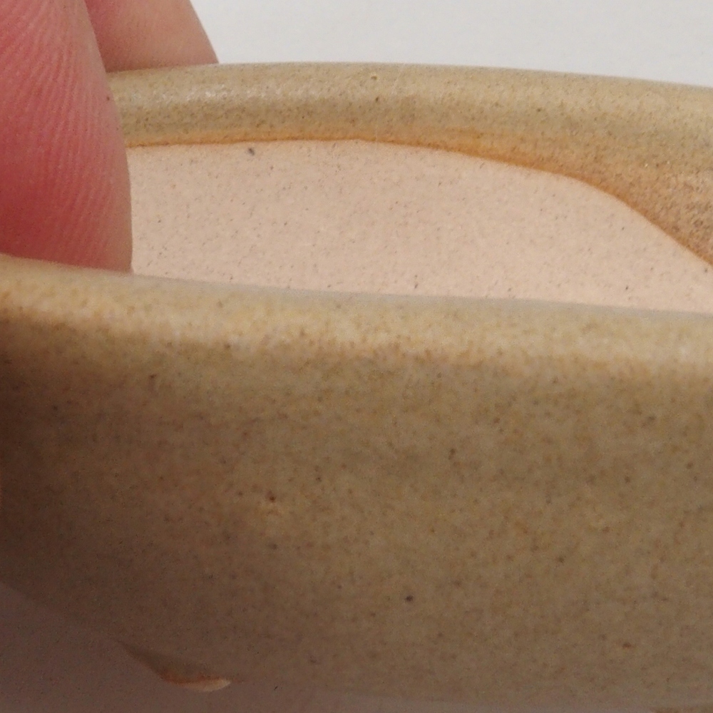 Mini-Bonsaischale 7 x 5 x 2  cm, Farbe braun