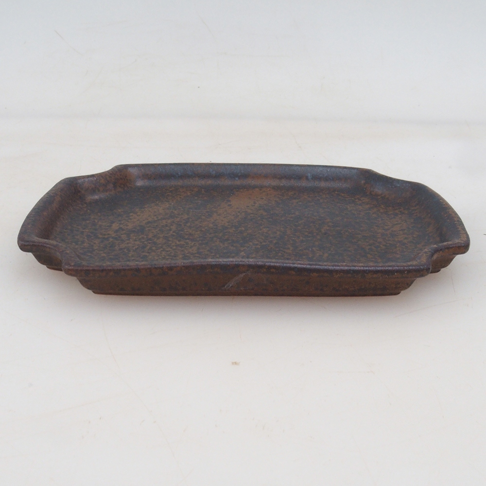Keramikschale H01 – 11,5 x 8 x 0,5 cm – braun