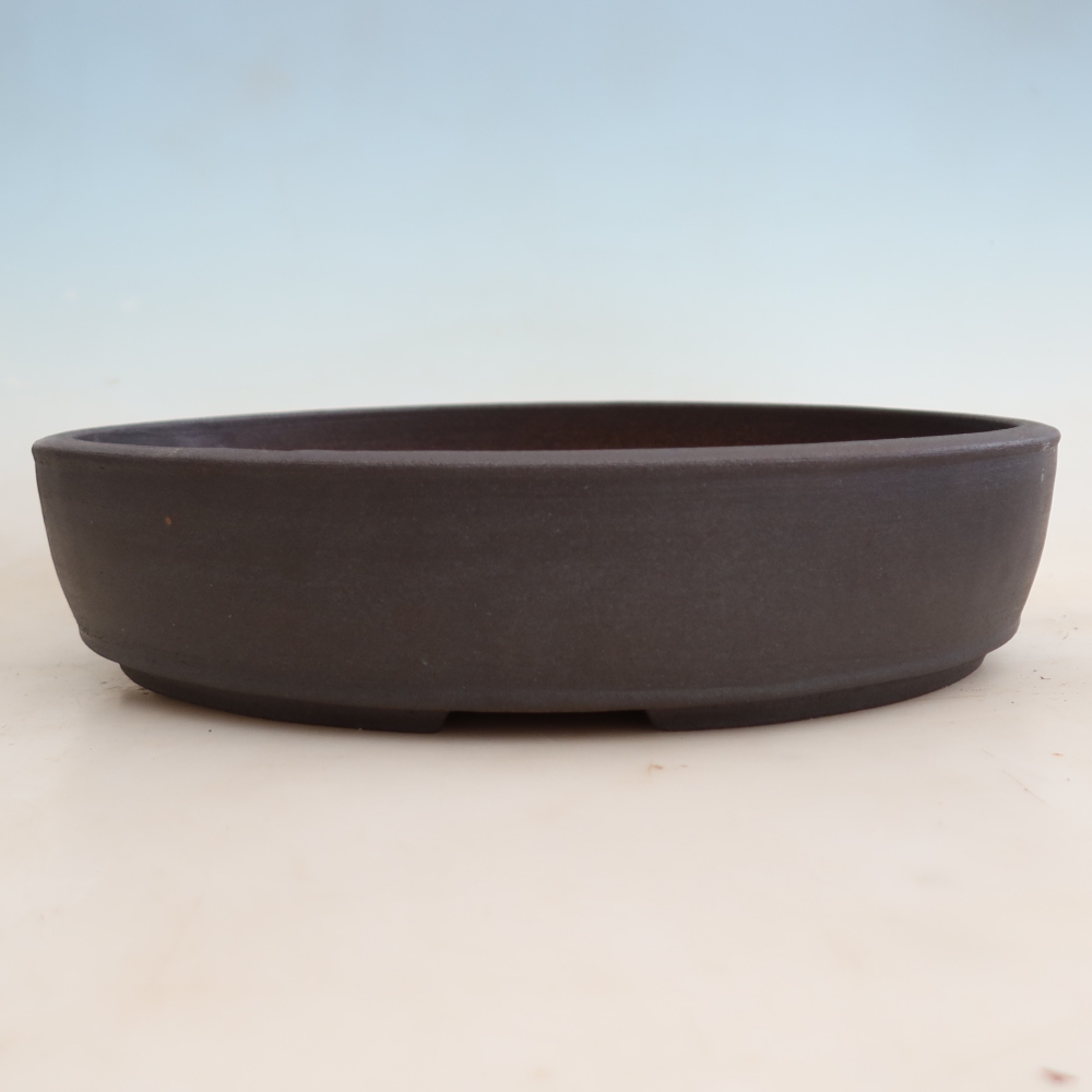Keramik-Bonsai-Schale 37,5 x 30,5 x 8 cm, Farbe: braun