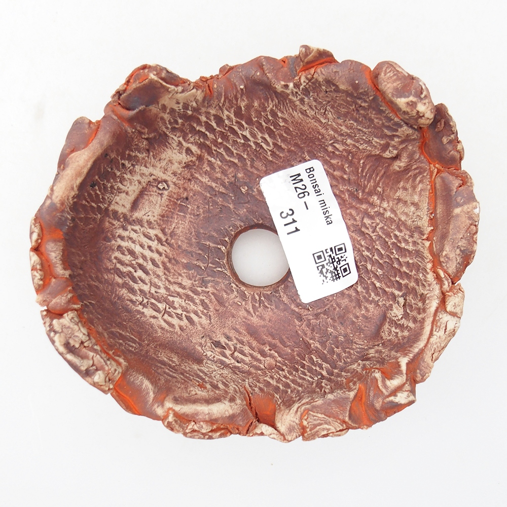 Keramikschale 11,5 x 10,5 x 6 cm , Farbe orange