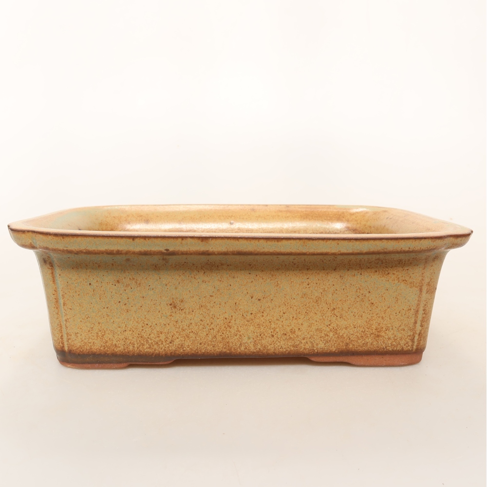 Keramikschale  20 x 15,5 x 6 cm , Farbe: braun