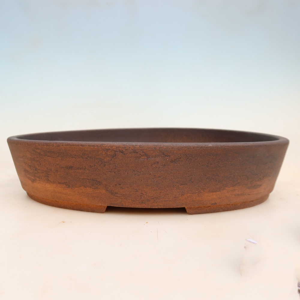 Keramik-Bonsai-Schale 38 x 30,5 x 8 cm, Farbe: braun