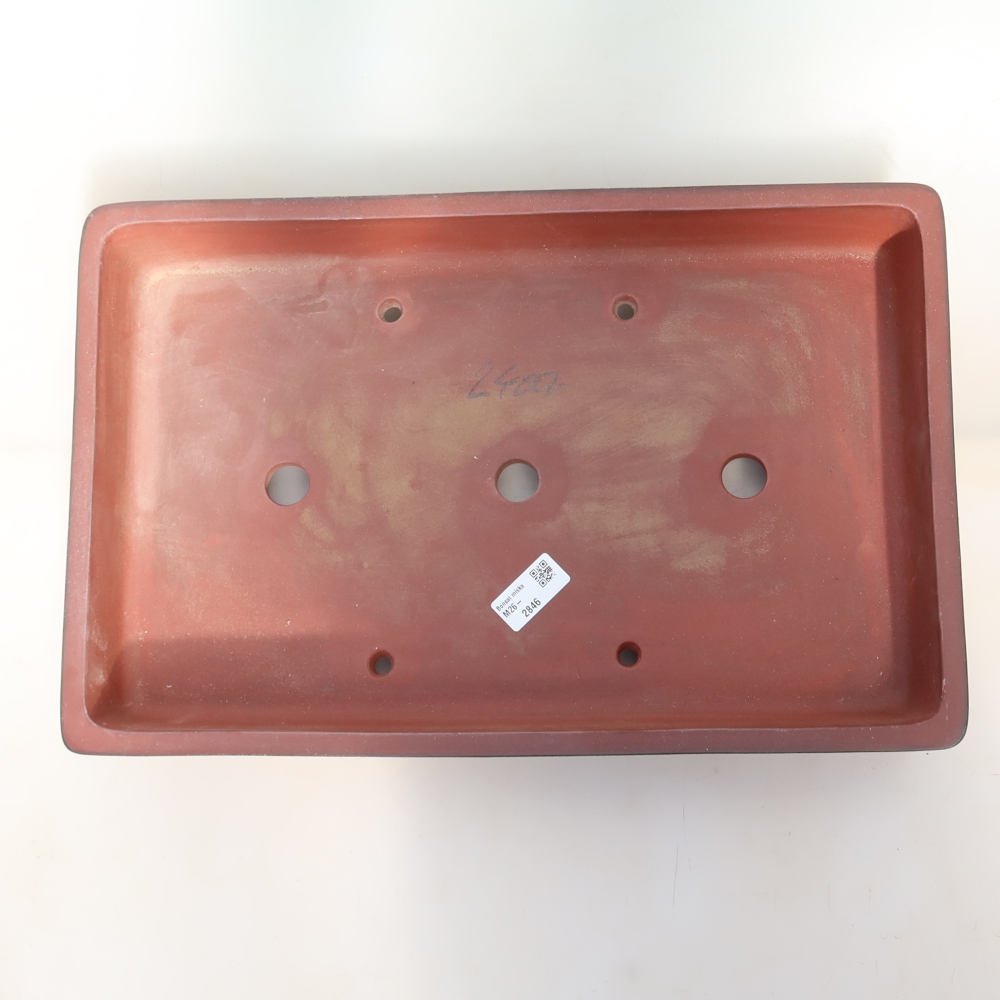 Keramikschale  45 x 29 x 6,5 cm, Farbe: Ziegelrot – NUR PERSÖNLICHE ABHOLUNG oder Palettentransport