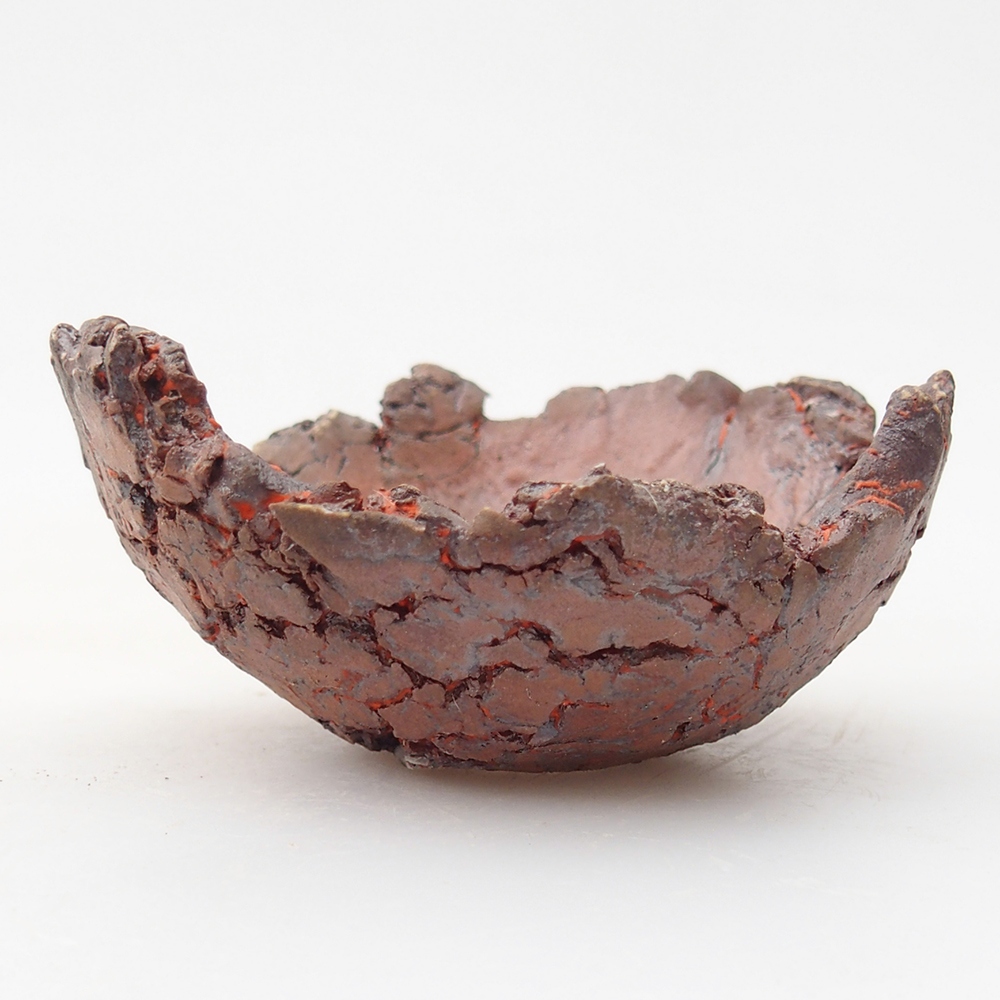 Keramikschale 8 x 7 x 3,5 cm , Farbe orange