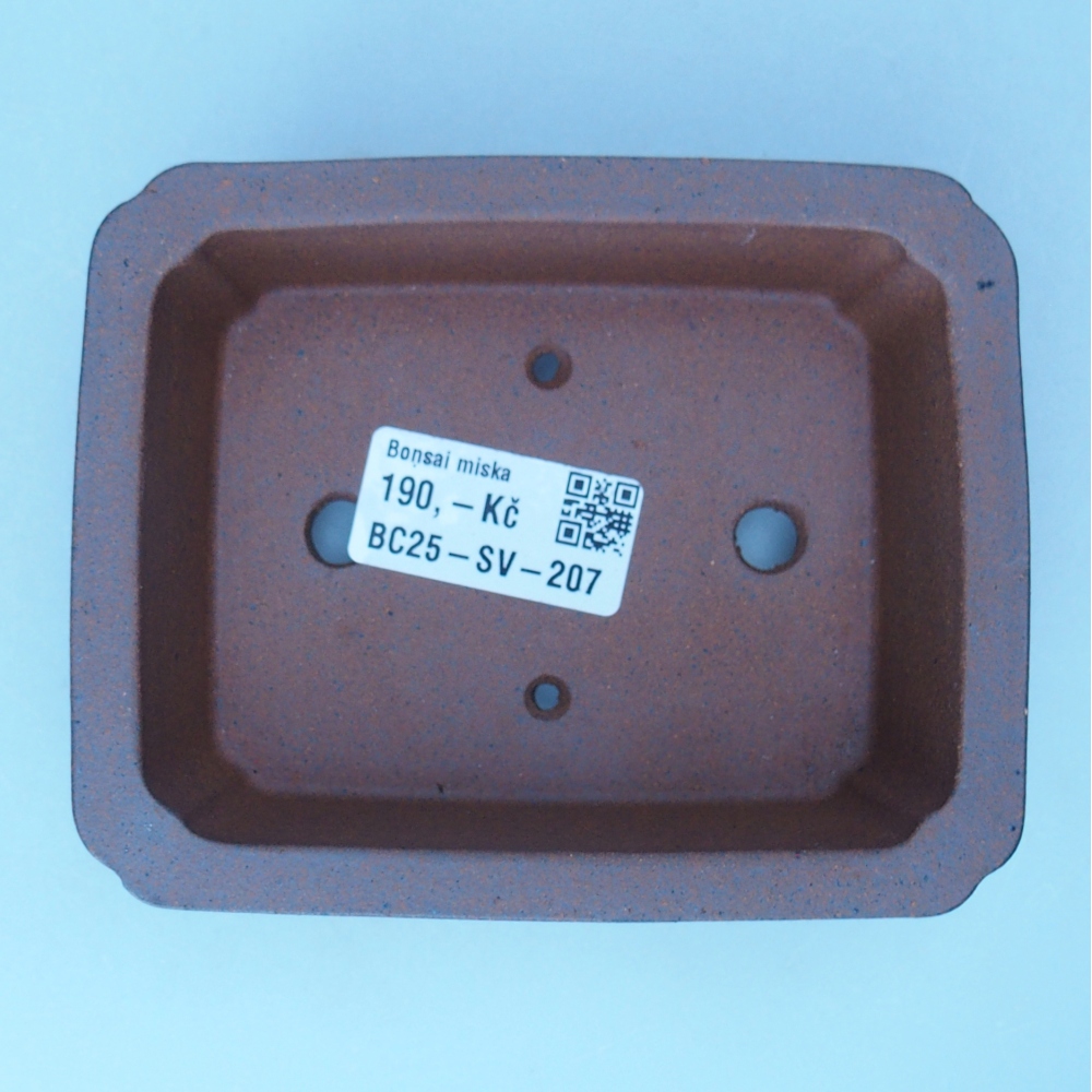 Schale 12,5 x 10 x 4 cm braun