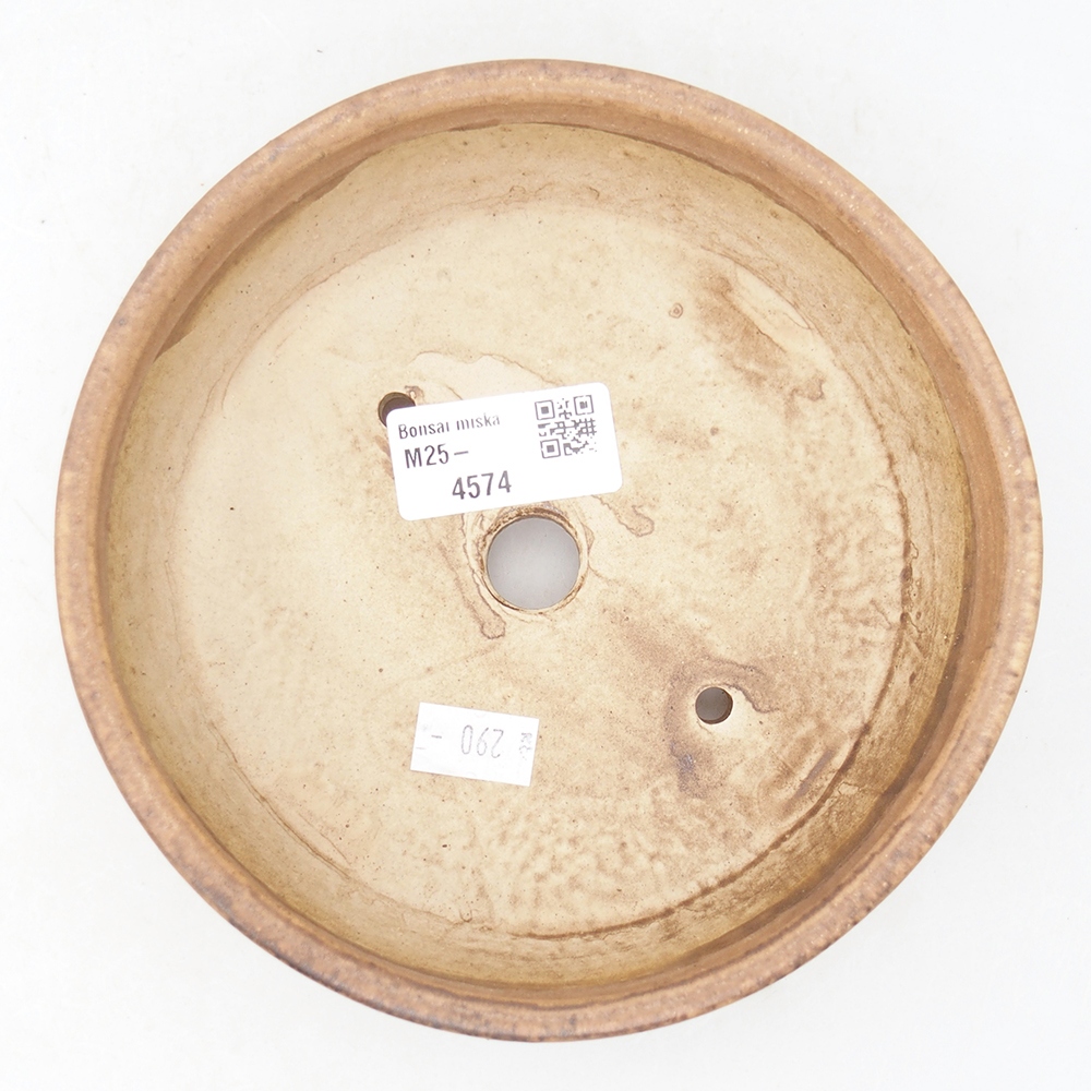 Keramik-Bonsaischale 15,5 x 15,5 x 4,5 cm, Farbe rosa