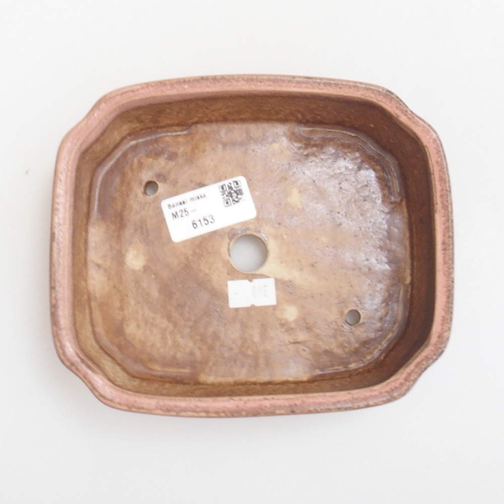 Bonsaischale aus Keramik 17 x 14 x 4,5 cm, Farbe rosa
