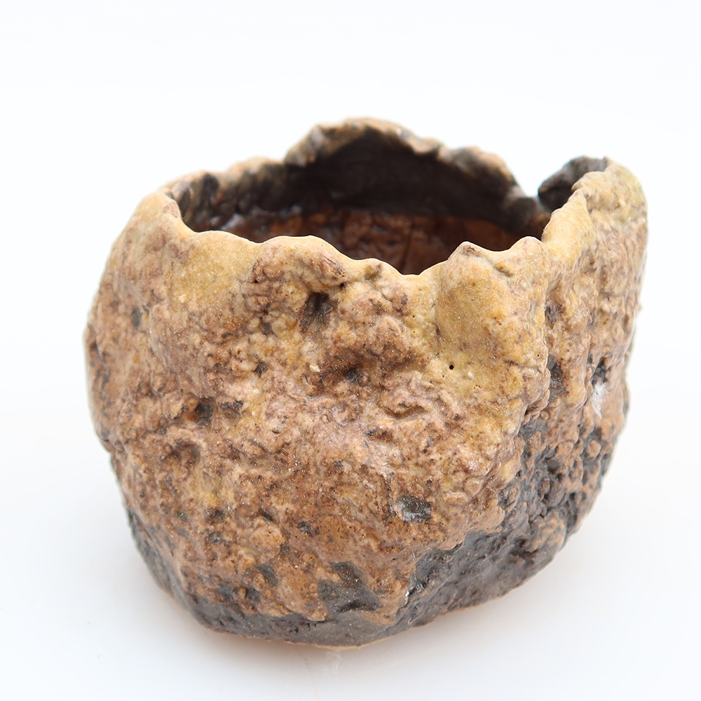 Keramikschale  5,5 x 5,5 x 6 cm, Farbe: braun