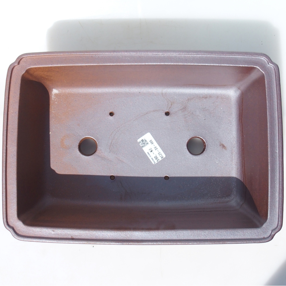 Schale 33,5 x 23 x 11 cm braun