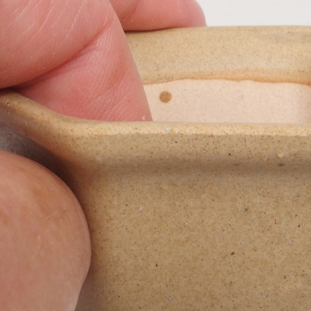Mini-Bonsaischale 7 x 7 x 5  cm, Farbe braun