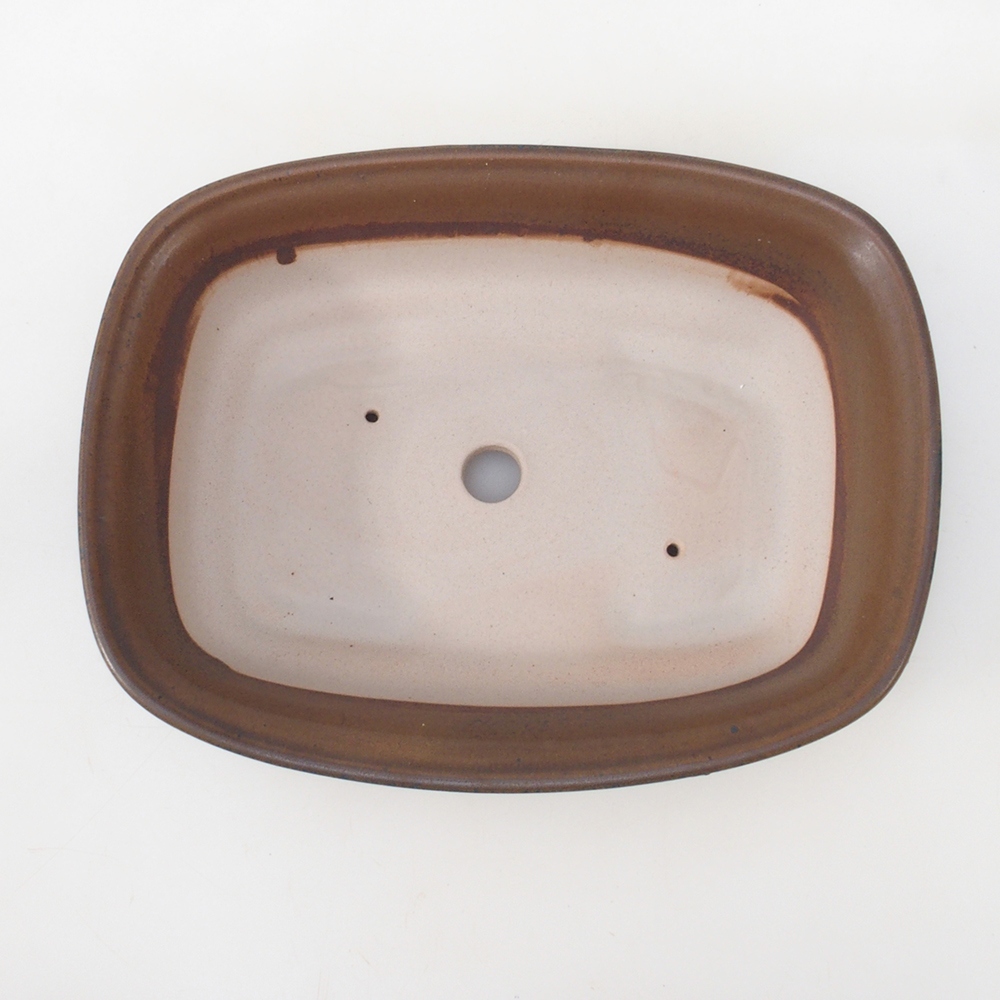 Bonsai-Schale H08 – 25 x 19,5 x 6 cm – braun