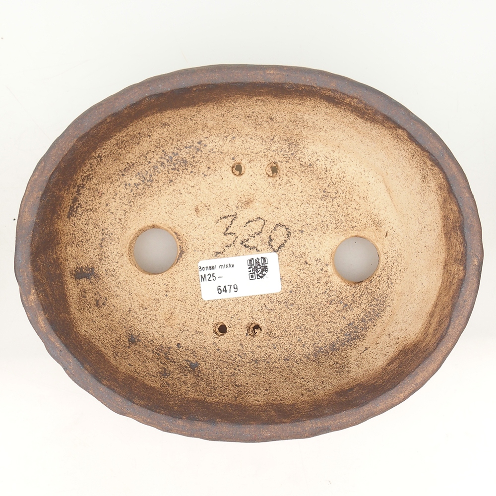Bonsaischale 20,5 x 16,5 x 6 cm , Farbe braun
