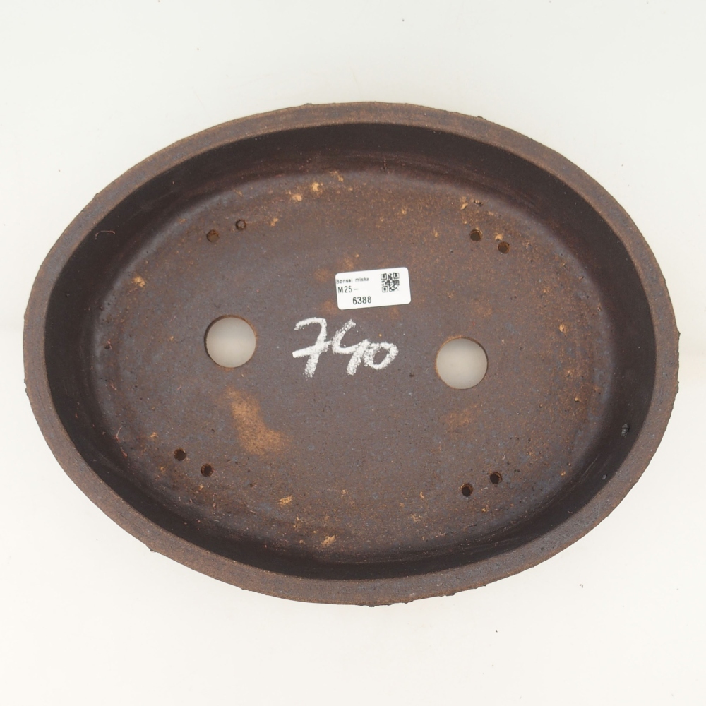 Bonsaischale 32,5 x 25 x 7 cm , Metallfarbe