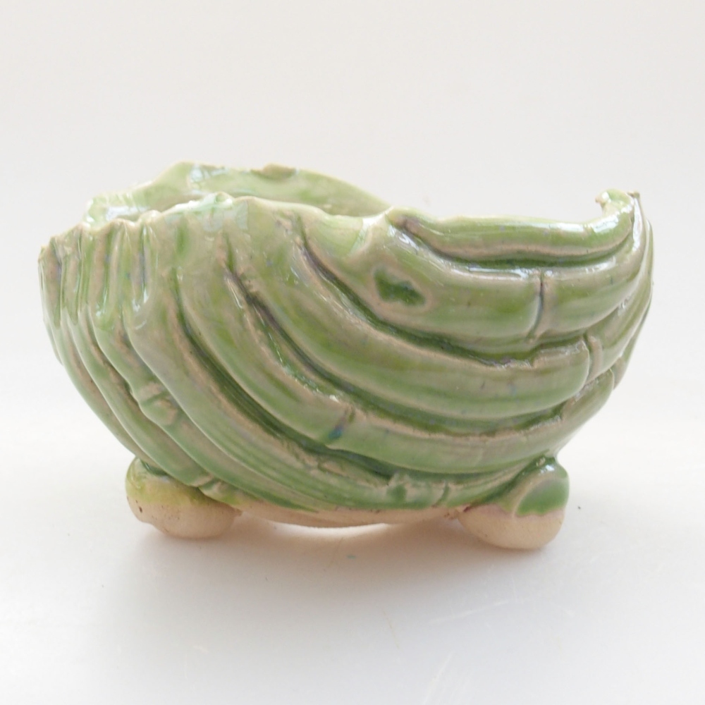 Keramikschale 7,5 x 7,5 x 5 cm, Farbe grün