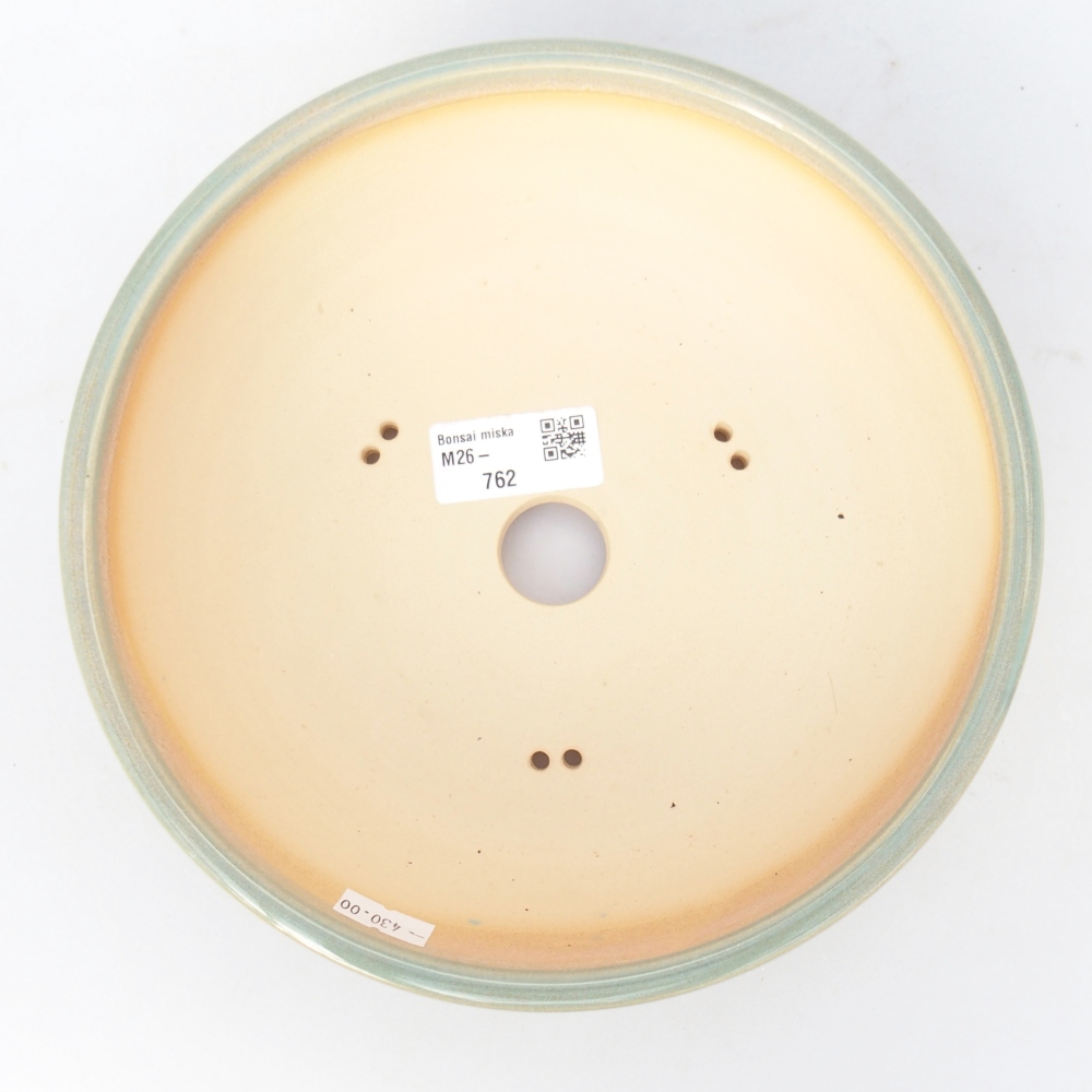 Bonsaischale aus Keramik 20 x 20 x 6 cm, grün