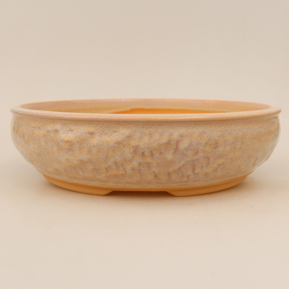 Keramik-Bonsai-Schale 28 x 28 x 7 cm, Farbe: Beige