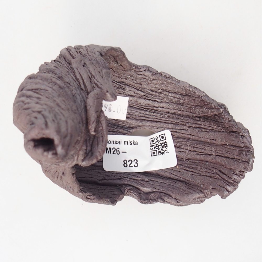 Keramikschale 10 x 7,5 x 14,5 cm , Metallic-Farbe