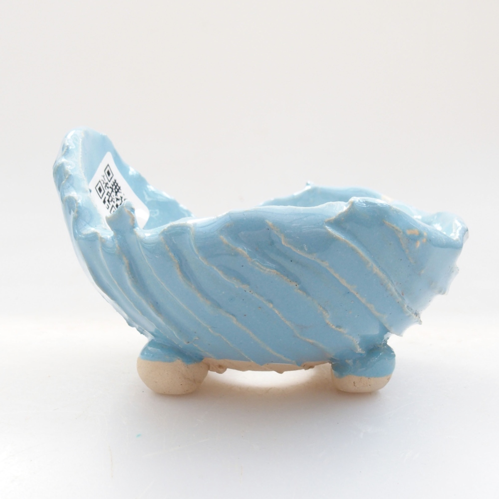 Keramikschale 7,5 x 7,5x 5 cm, Farbe blau