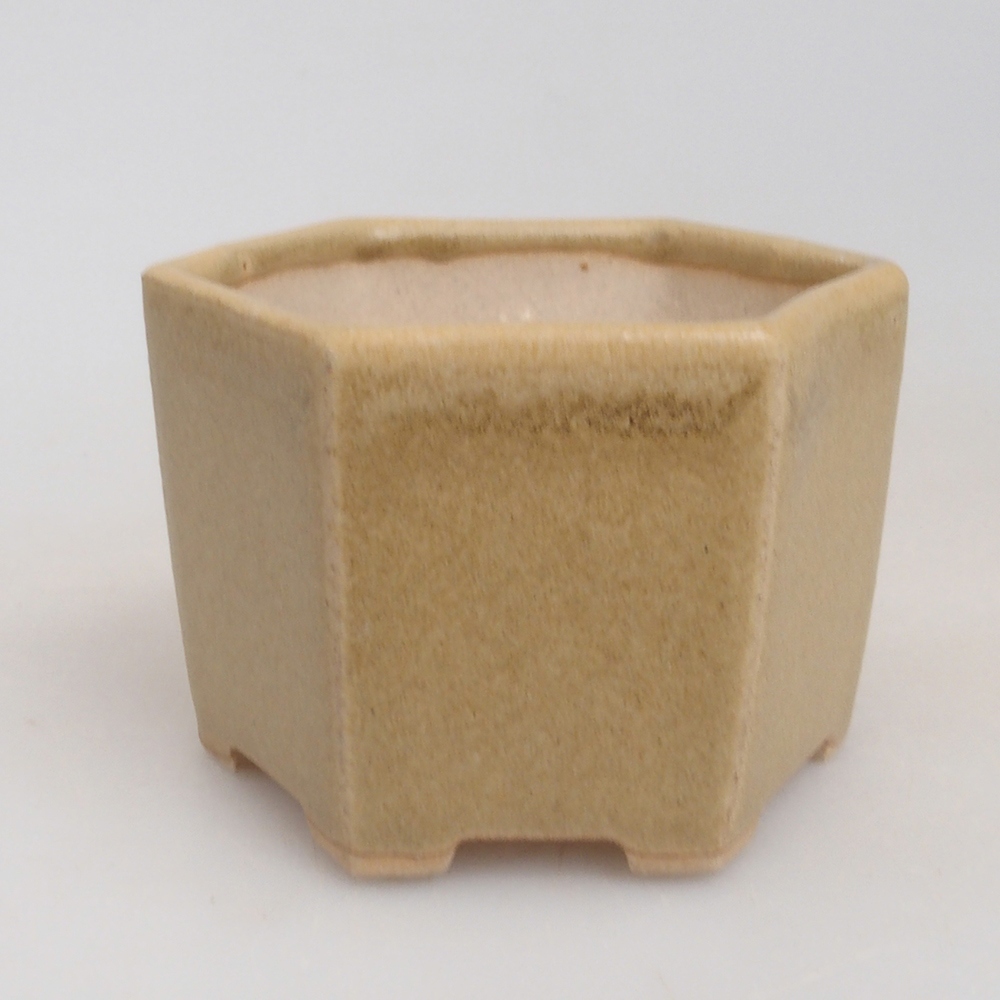 Mini-Bonsaischale 7 x 5,5 x 4,5  cm, Farbe braun