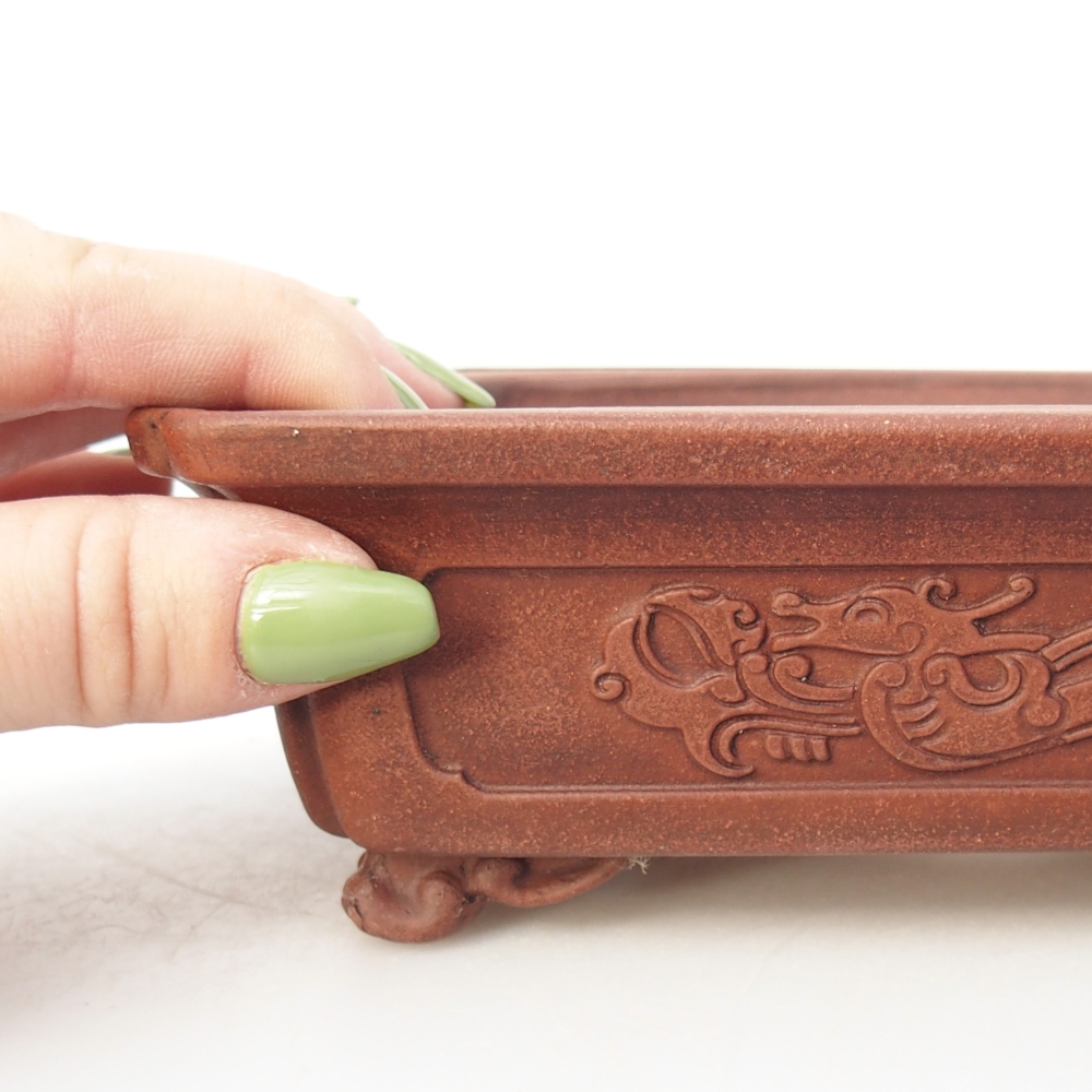 Schale 17,5 x 13,5 x 5,5 cm braun