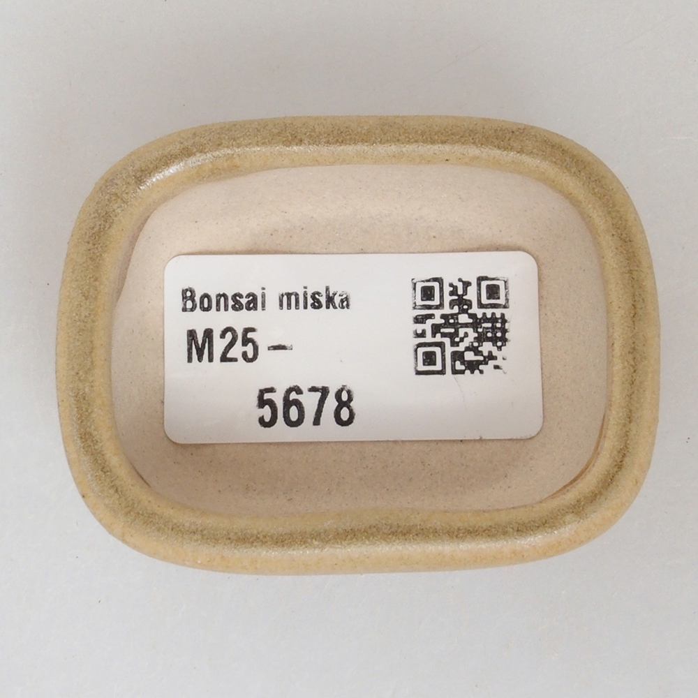 Mini-Bonsaischale 5,5 x 4 x 2  cm, Farbe braun