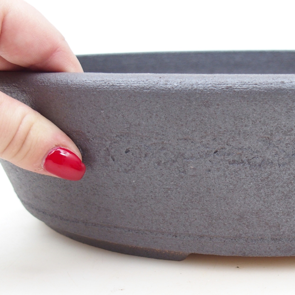 Bonsaischale 33 x 26 x 8 cm , Farbe braun