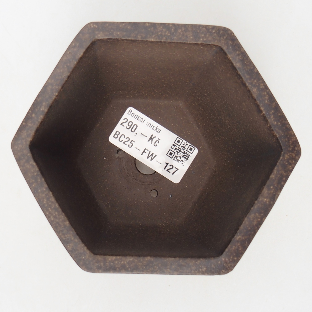 Schale 10,5 x 9,5 x 7,5 cm braun ocker