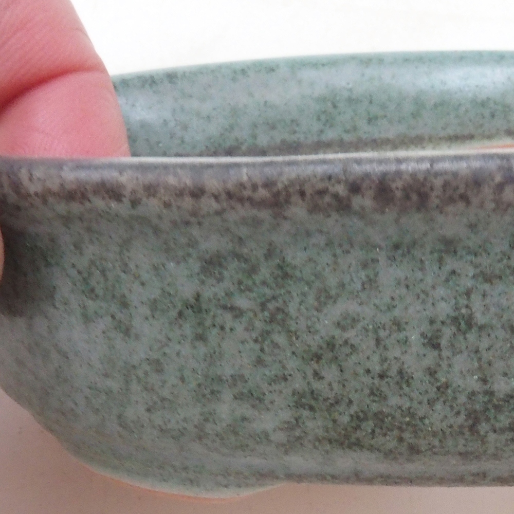 Bonsai-Schale H04 – 10,5 x 7,5 x 3 cm – grün