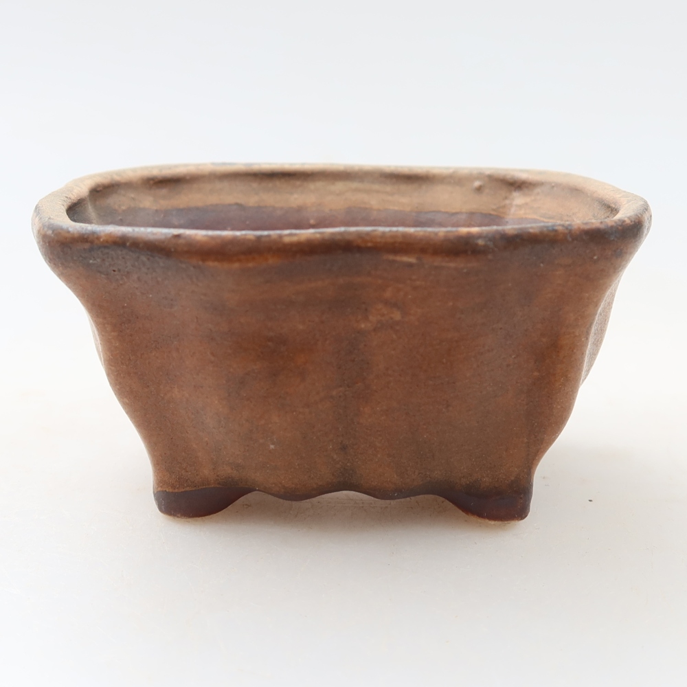 Keramik-Bonsai-Schale 7 x 7 x 3,5 cm, Farbe: Rosa