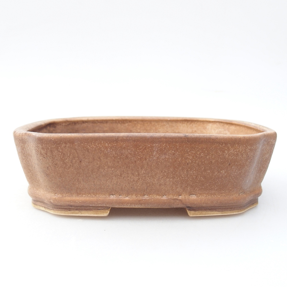 Bonsaischale aus Keramik 17,5 x 14 x 4,5 cm, Farbe rosa