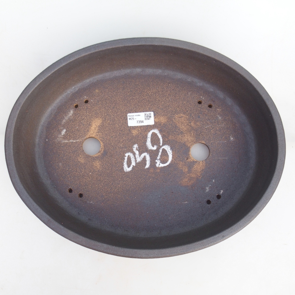 Bonsaischale 38,5 x 30,5 x 9 cm , Farbe braun