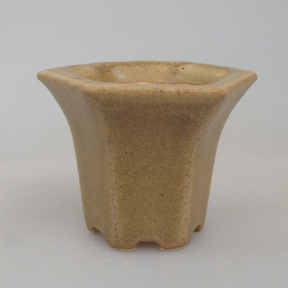 Mini-Bonsaischale 4 x 3,5 x 3  cm, Farbe braun