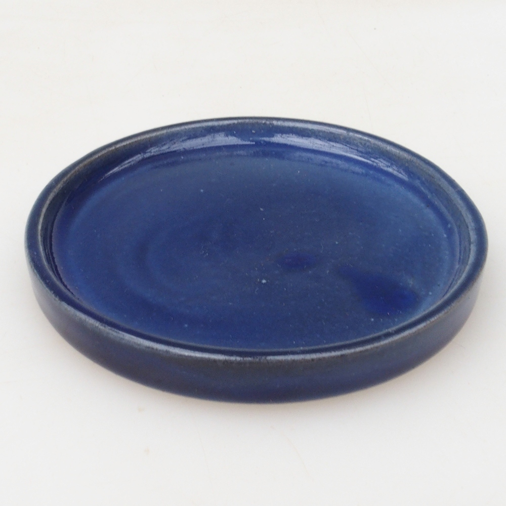 Bonsai-Schale rund D6-S - 10 x 10 x 1 cm - blau