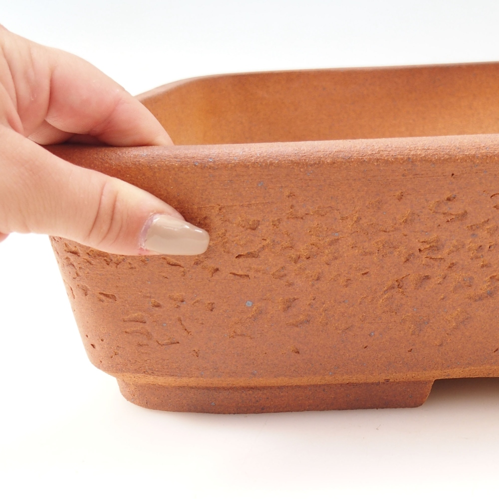 Bonsaischale 38 x 30 x 8,5 cm , Farbe braun