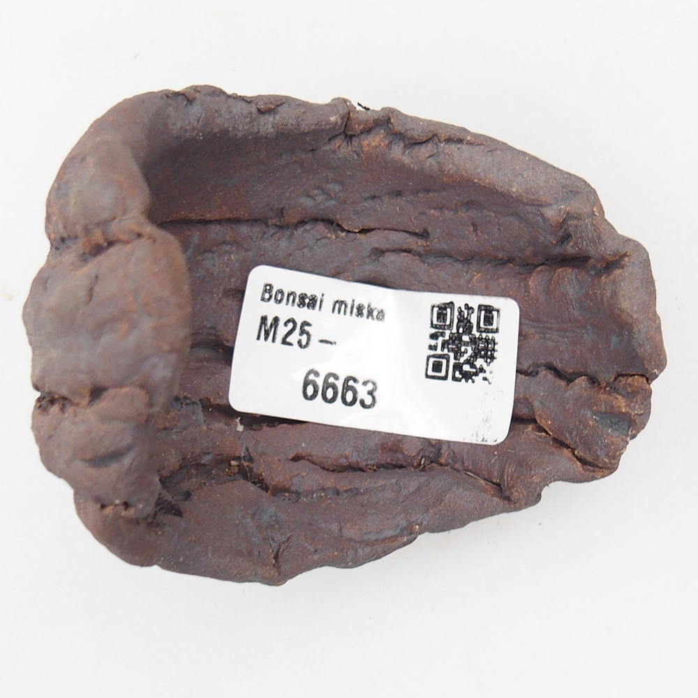 Keramikschale 6,5 x 6 x 7,5 cm , Farbe braun