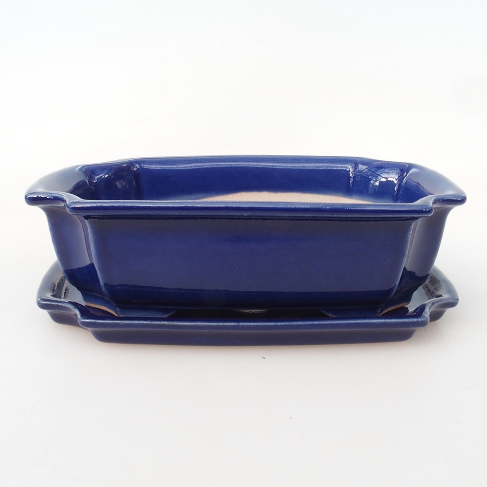 Bonsai-Schale + Untertasse H01 – 12 x 9 x 5 cm