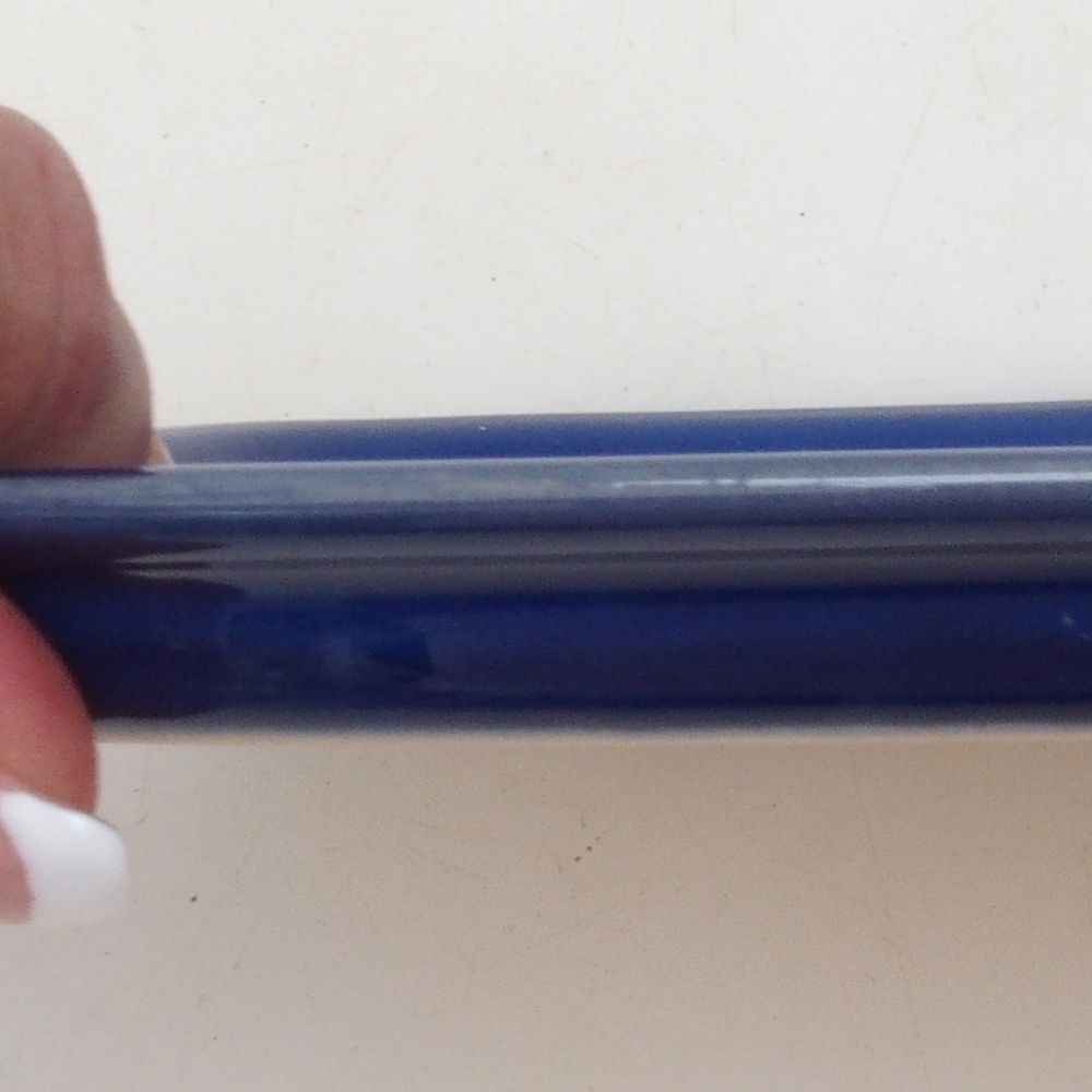 Keramikschale H02 – 17,5 × 12 × 1 cm – blau