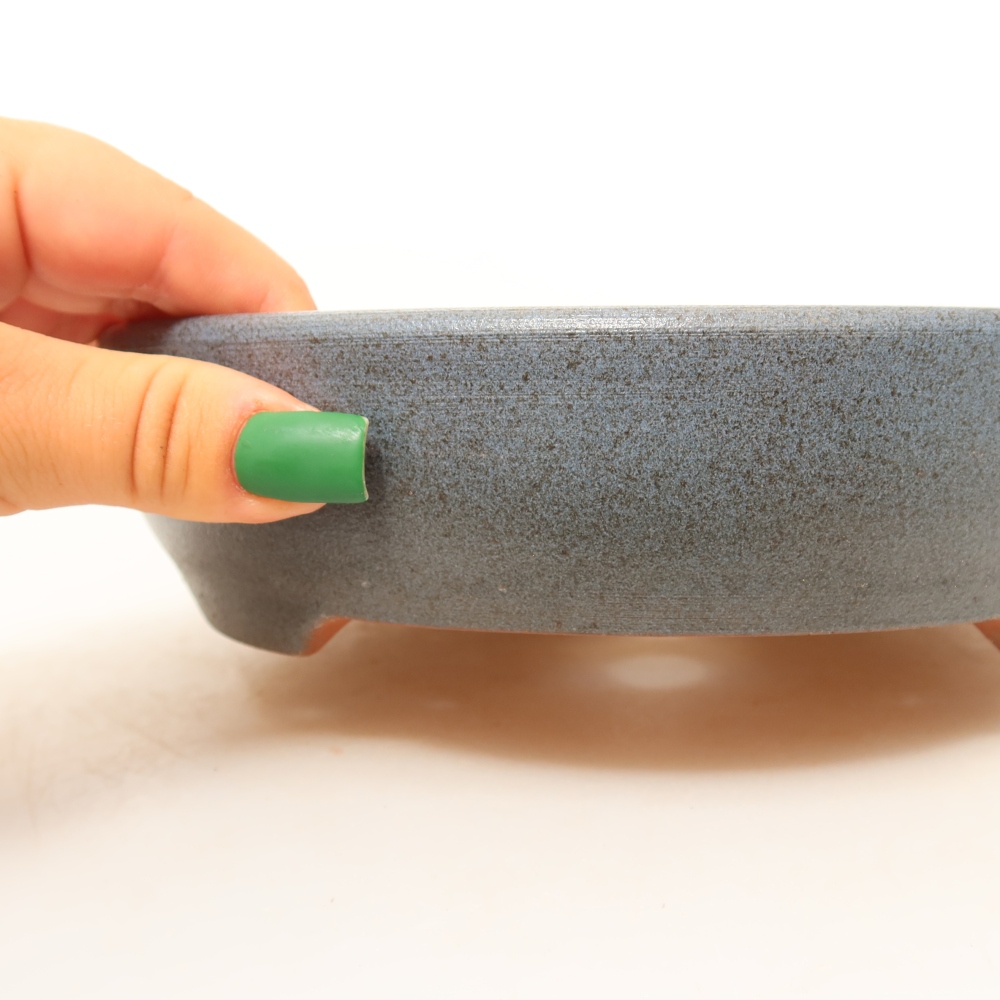 Keramikschale  19,5 x 19,5 x 5 cm, Farbe: Blau