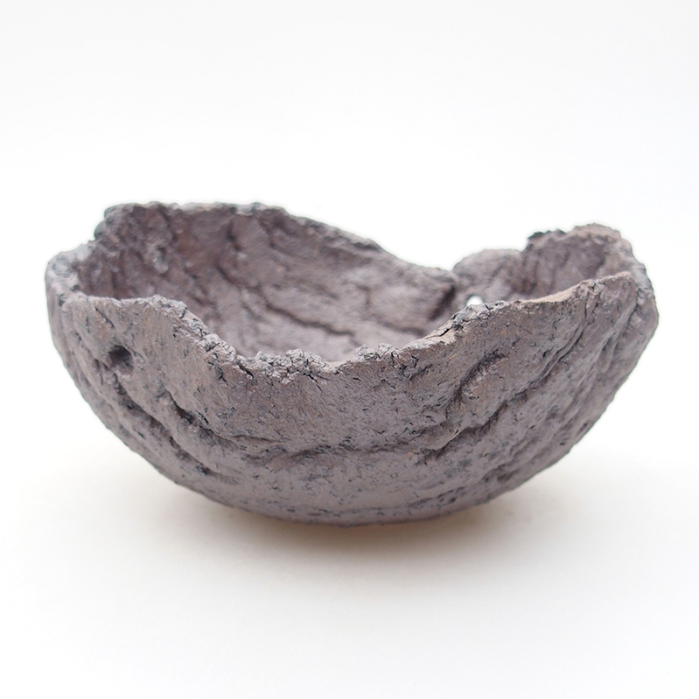 Keramikschale 14 x 13 x 13 cm, metallicfarben