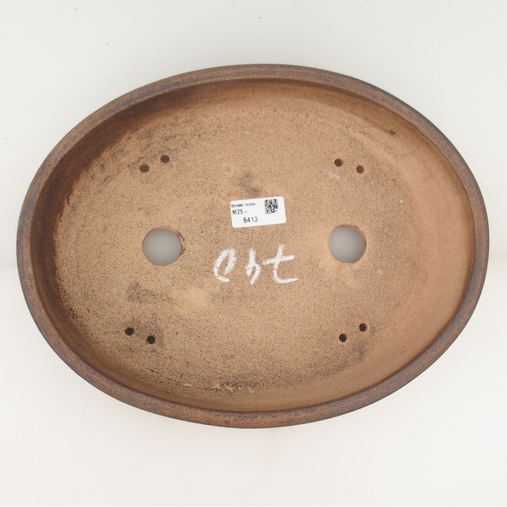 Bonsaischale 31,5 x 25 x 7,5 cm , Farbe braun