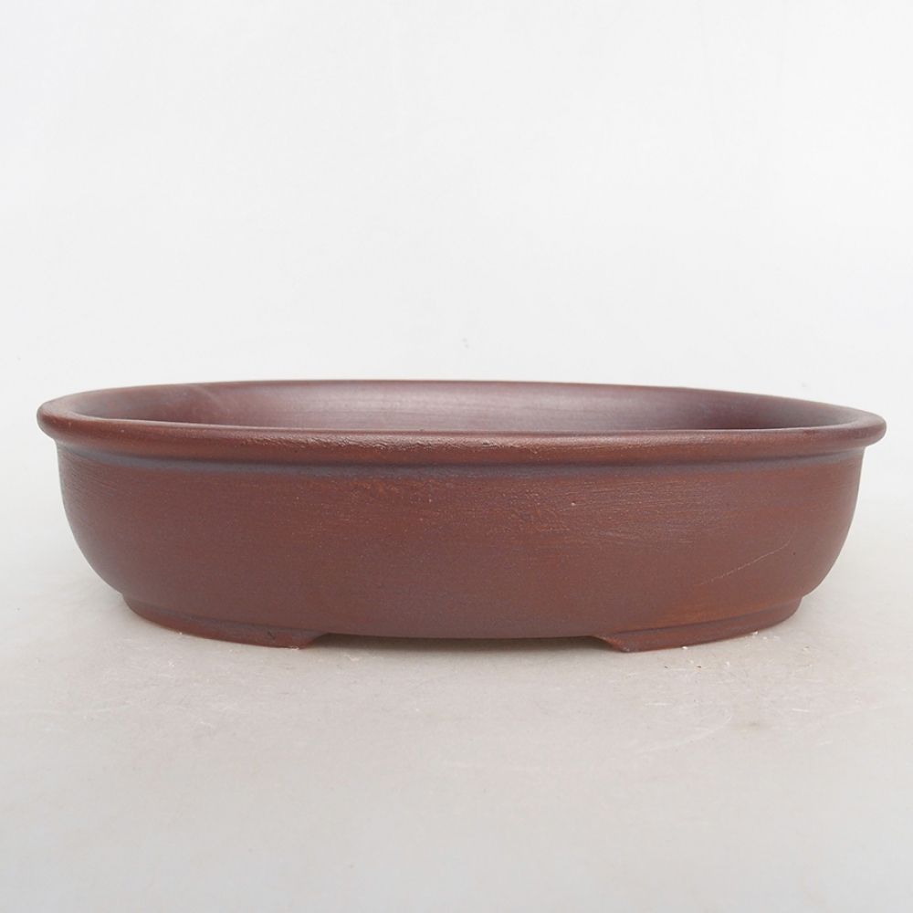 Keramik-Bonsaischale 21,5 x 17 x 5 cm, metallische Farbe