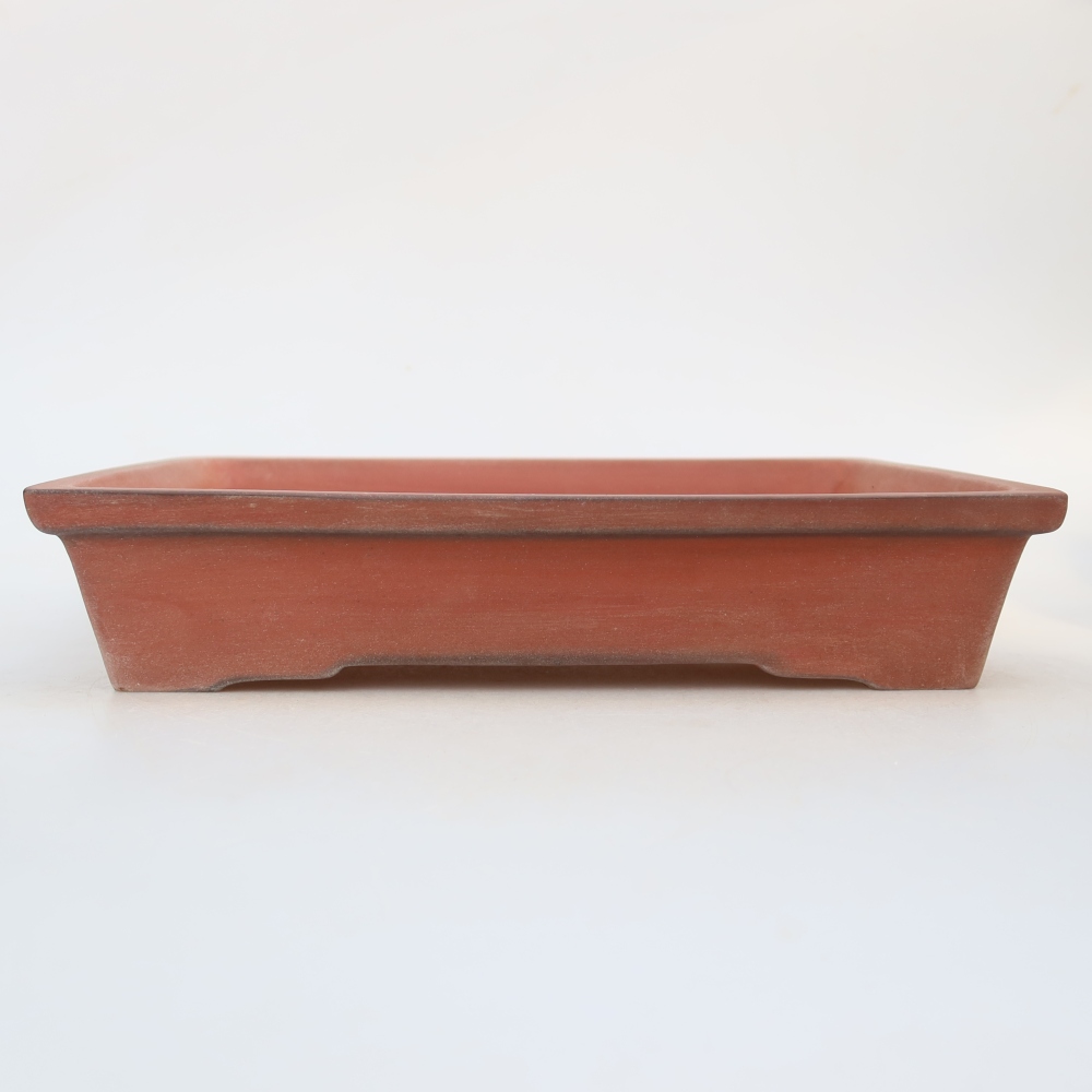 Keramikschale  26 x 20 x 5 cm, Farbe: Ziegelrot