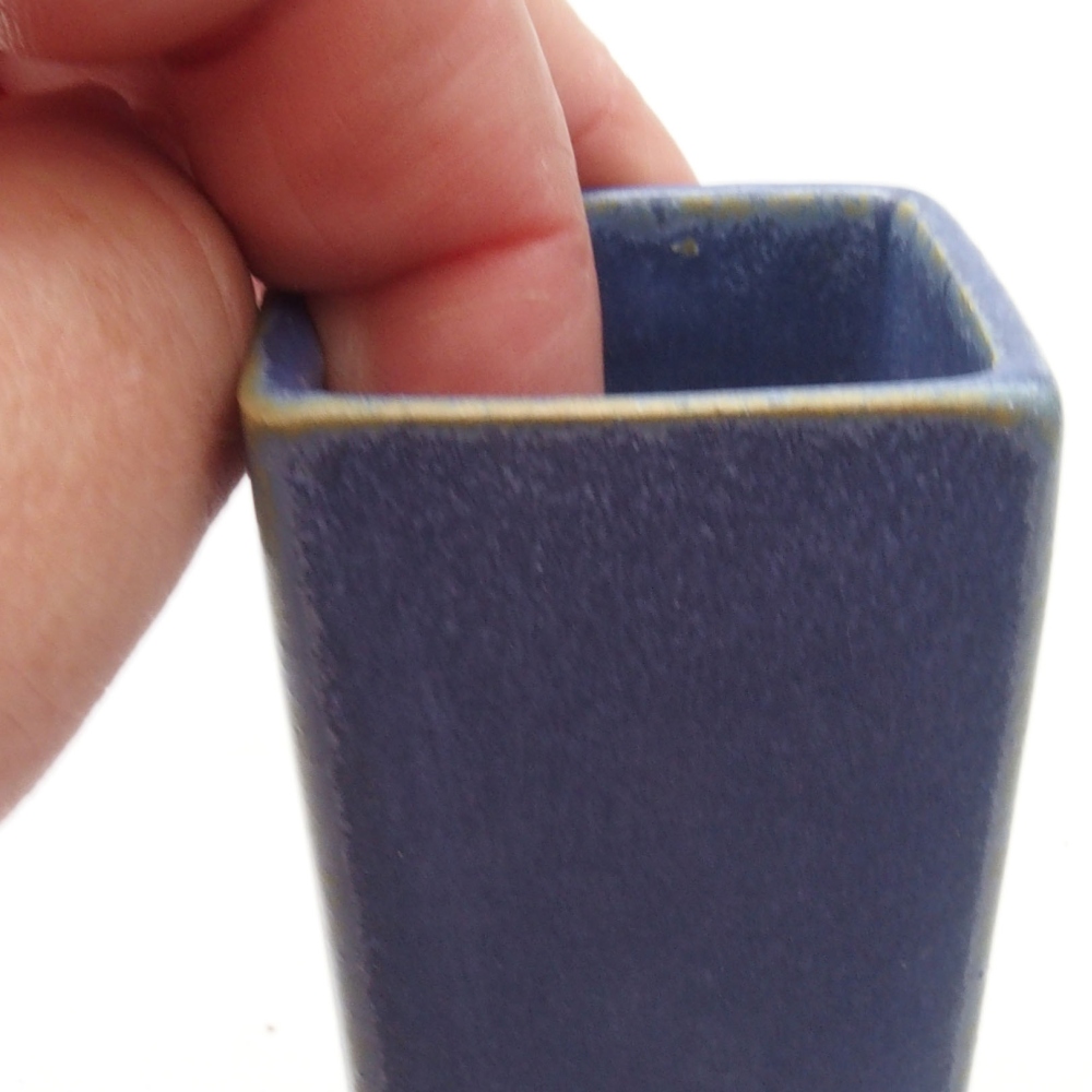 Mini-Bonsaischale 4 x 4 x 8,5 cm, Farbe blau