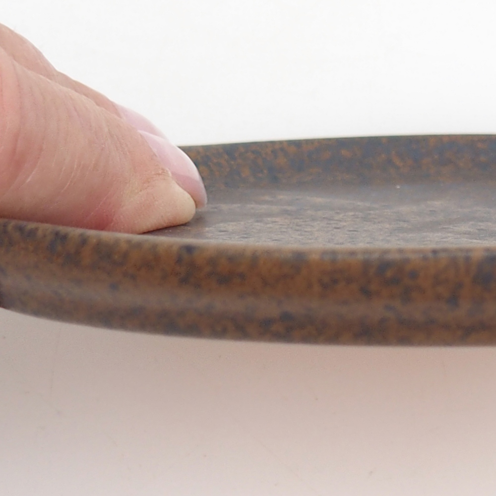 Keramikschale H30 - 12,5 x 10,5 x 1 cm - braun