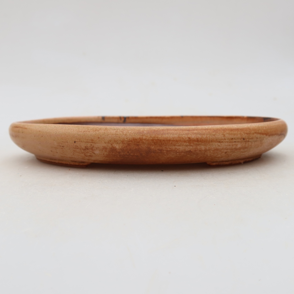 Keramik-Bonsai-Schale, 17 × 12 × 2,5 cm, Farbe: Rosa
