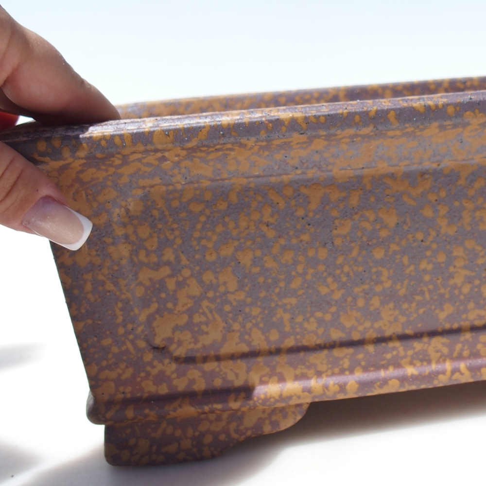 Schale 33,5 x 23 x 12,5 cm braun
