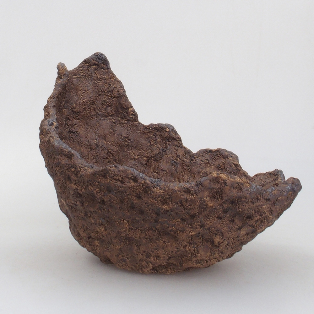 Keramikschale 22 x 20 x 20,5 cm, braun Farbe