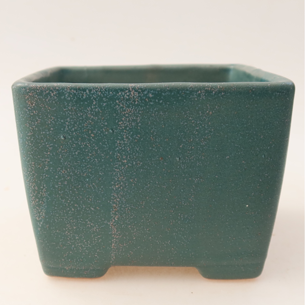 Keramik-Bonsai-Schale 11,5 x 11,5 x 9 cm, Farbe: Blau
