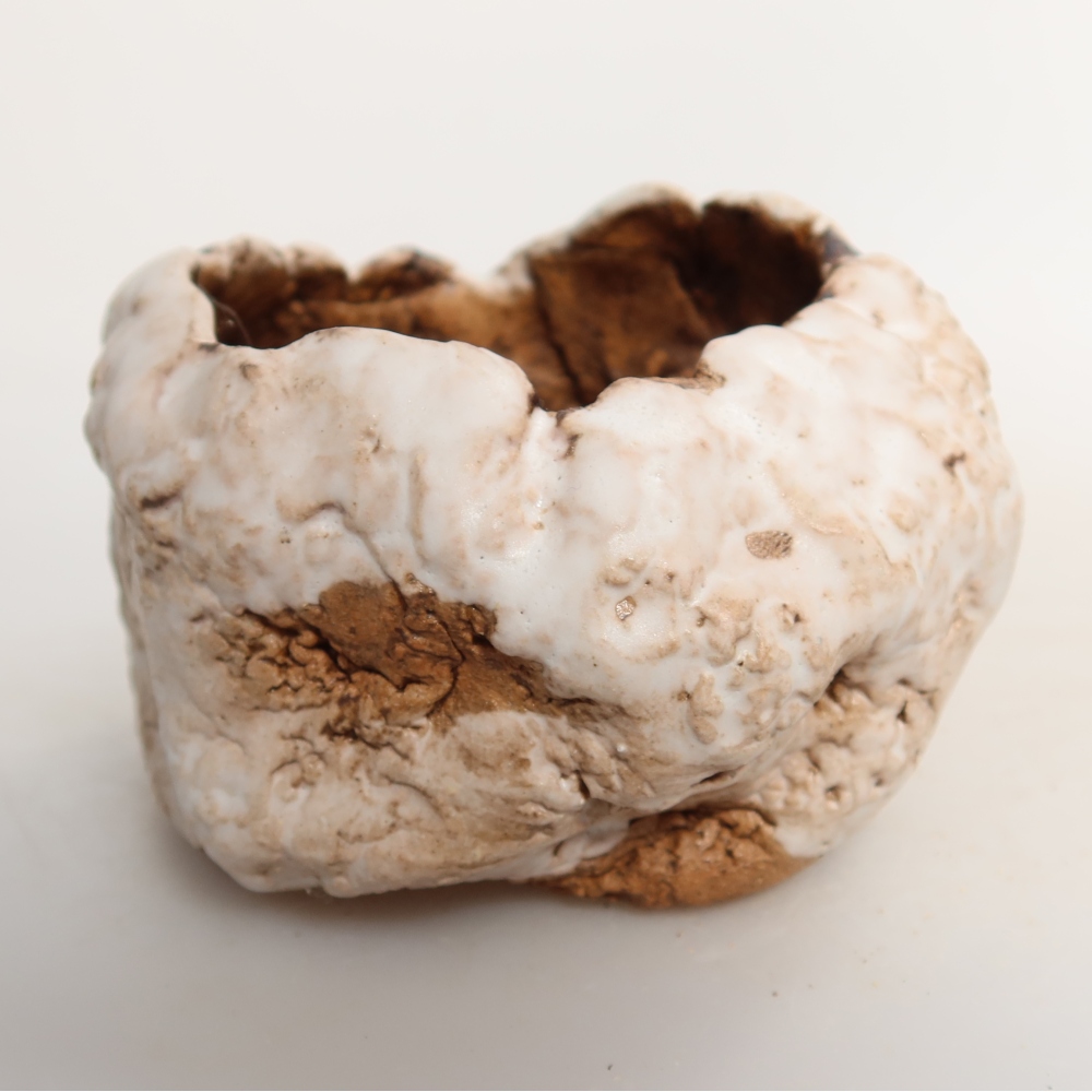 Keramikschale  7,5 x 7 x 6 cm, Farbe: Weiß
