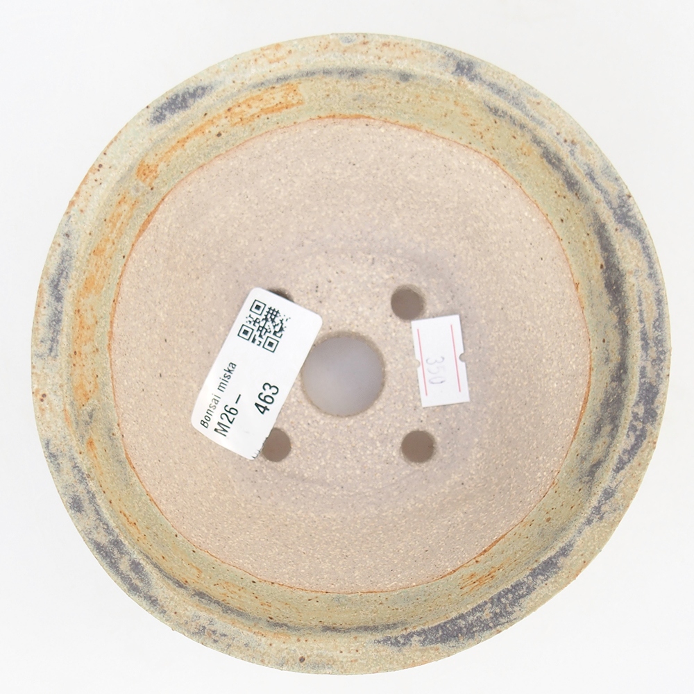 Bonsaischale aus Keramik 13,5 x 13,5 x 6,5 cm, grün